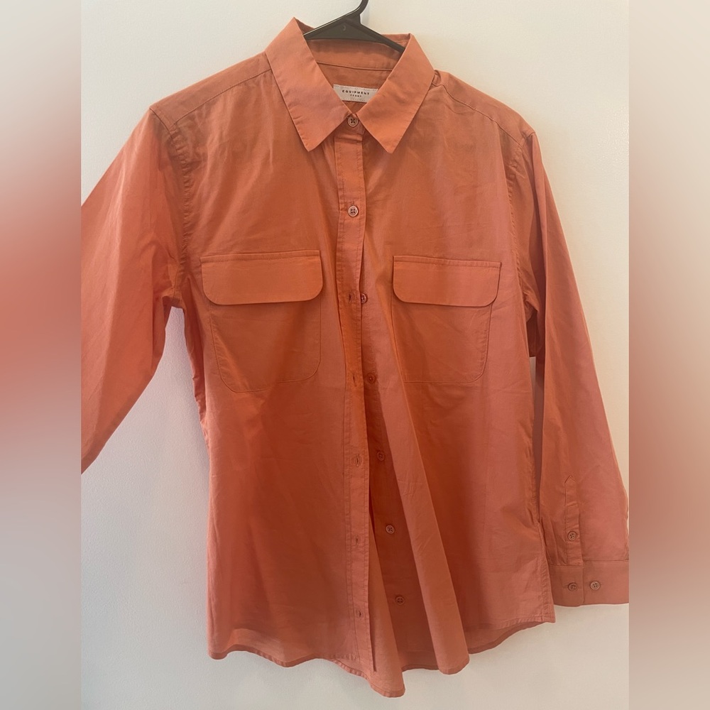 Beautiful equipment shirt (burnt orange color)
